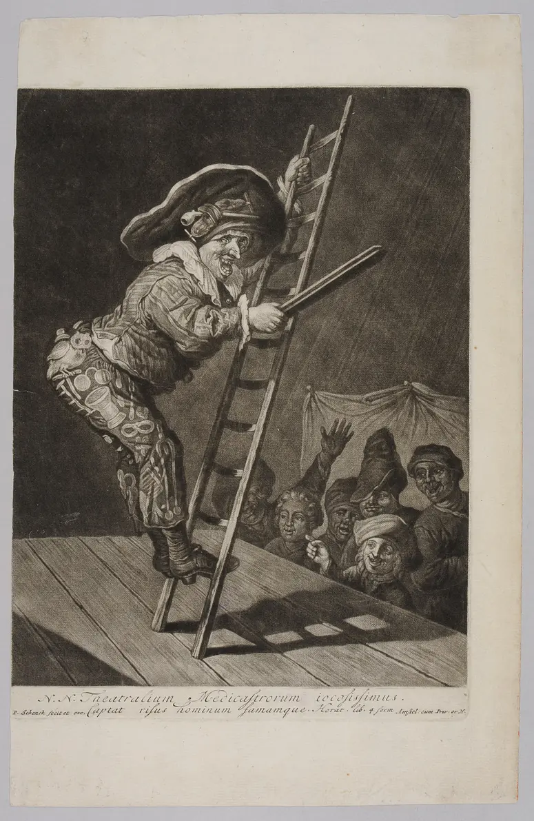 Hanswurst, Titel in Vorlageform: N.N. Theatralium Medicastrorum iocosisimus