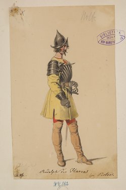 Wilhelm Tell, Titel der Serie: Figurinen des k.k. Hof-Burgtheaters