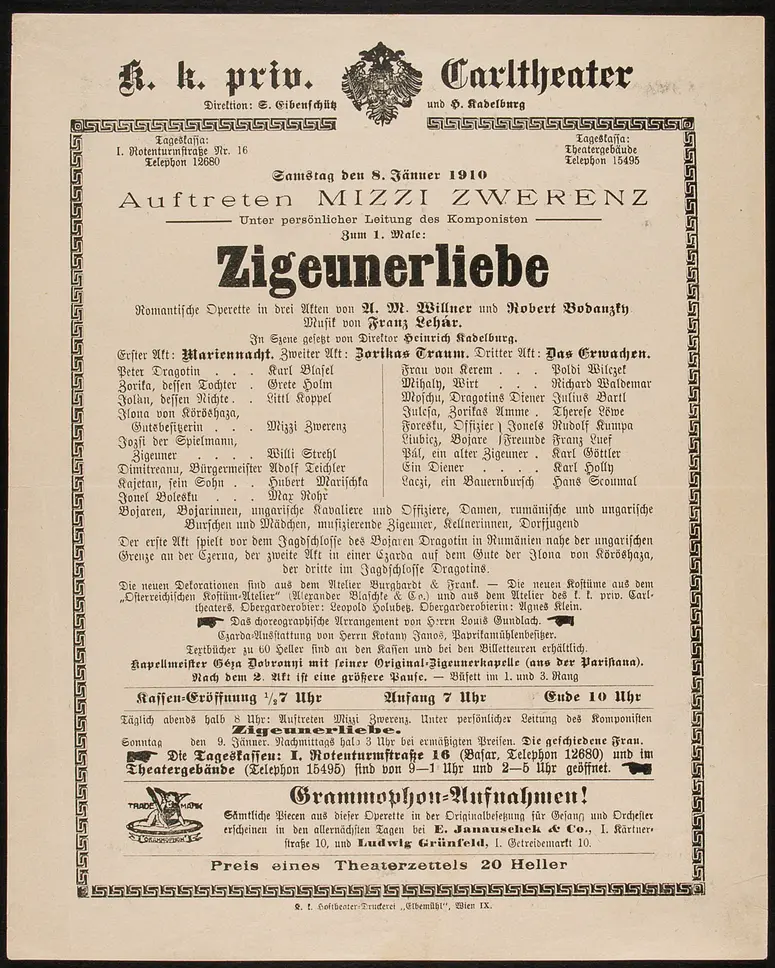 Zigeunerliebe