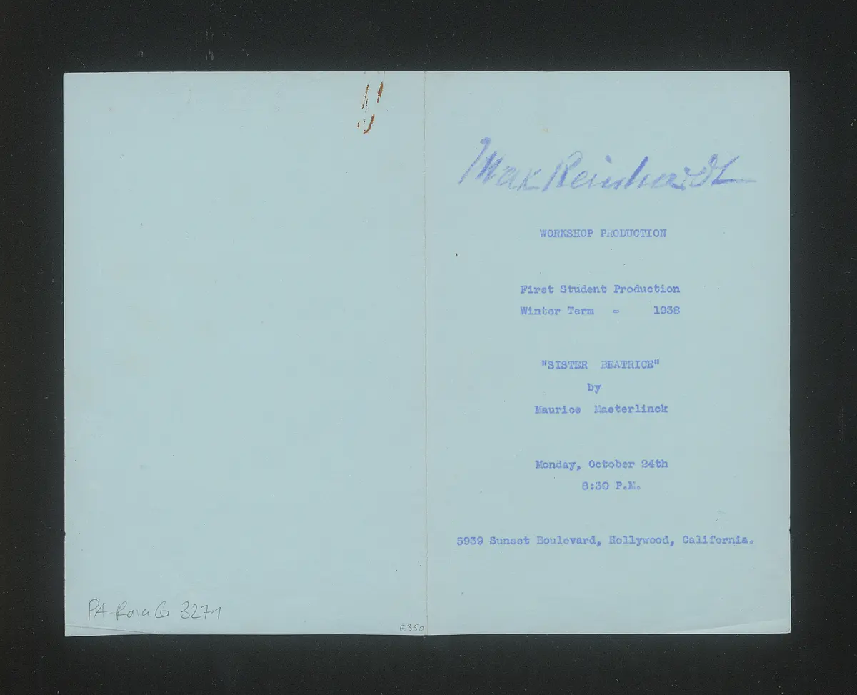 Schwester Beatrix (Sister Beatrice)