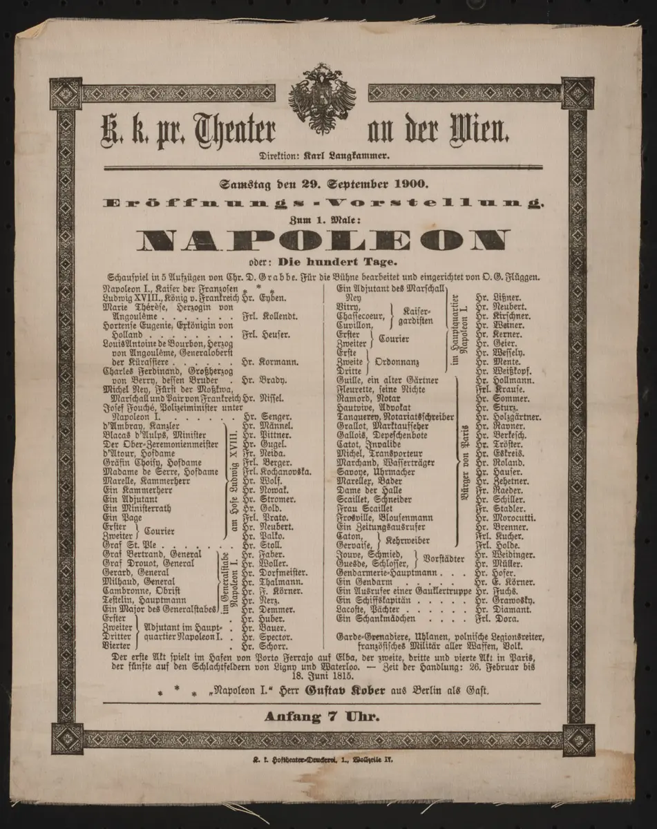 Napoleon oder Die hundert Tage