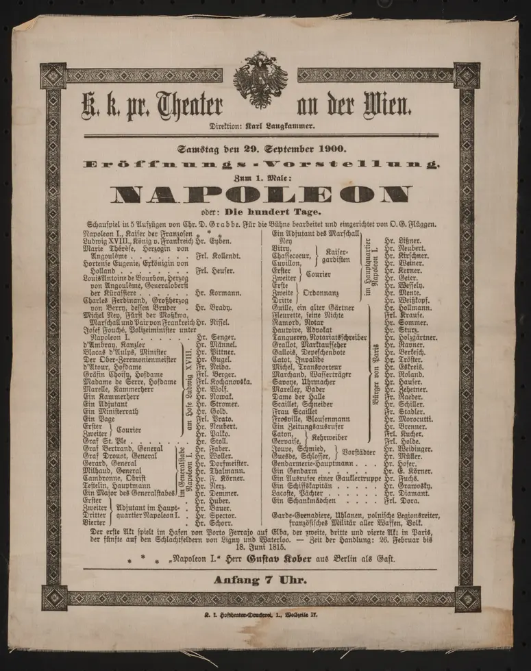 Napoleon oder Die hundert Tage