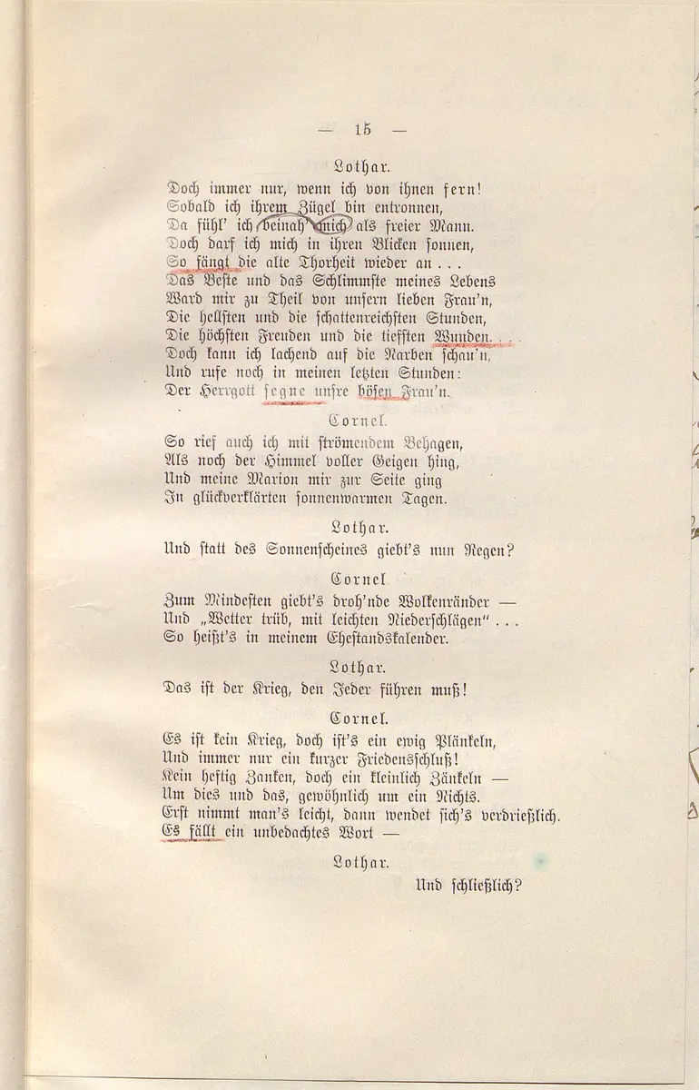 Die Fee Caprice. Lustspiel in 3 Akten