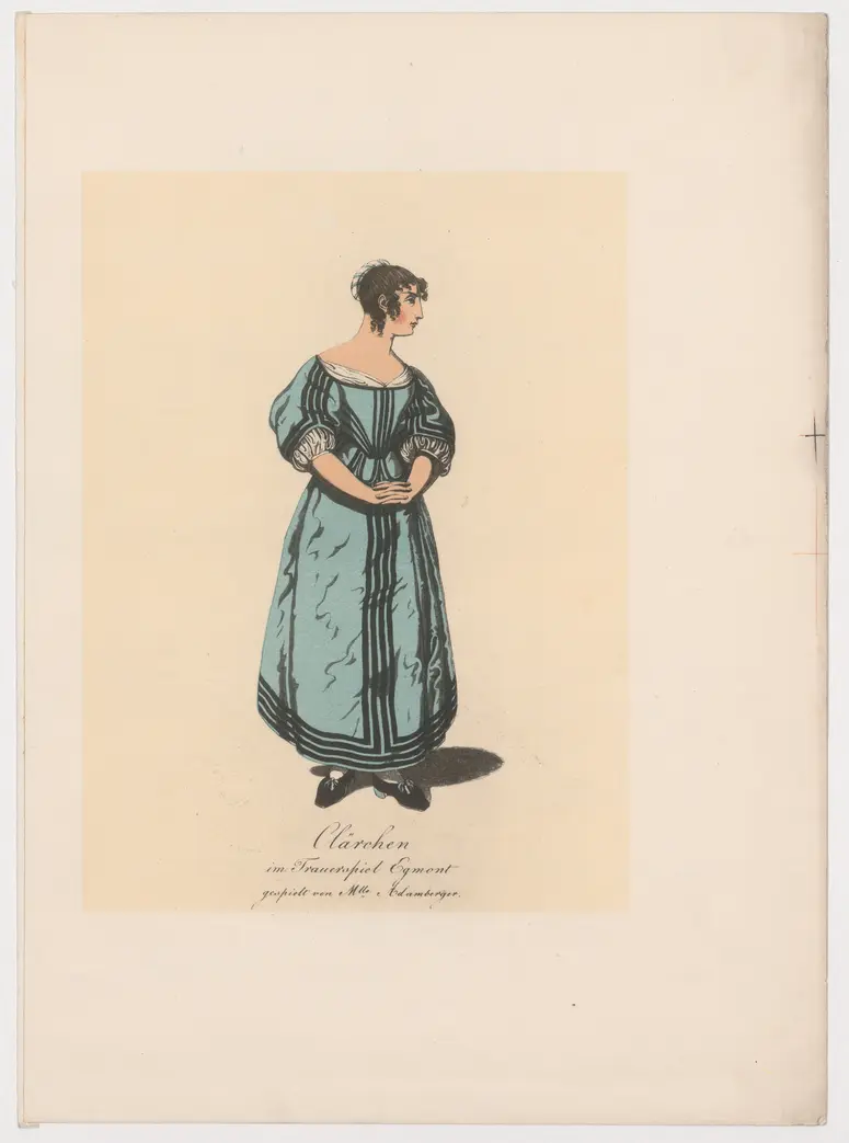 Antonie Adamberger, Verweis auf Stücktitel: Egmont