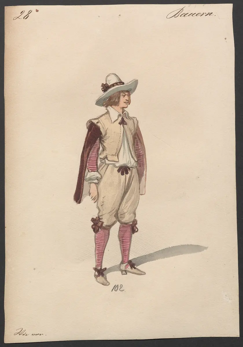 Der Freischütz, Titel der Serie: Figurinen des k.k. Hofoperntheaters