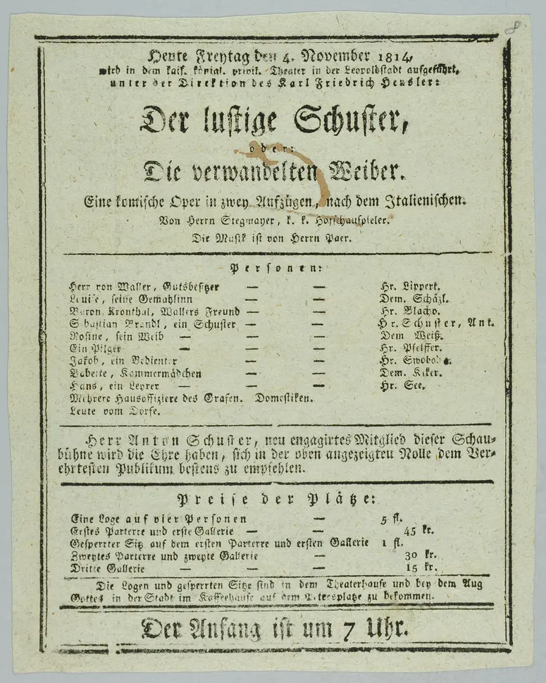 Der lustige Schuster, oder: Die verwandelten Weiber