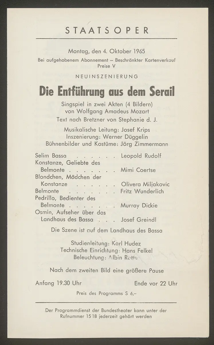 Die Entführung aus dem Serail