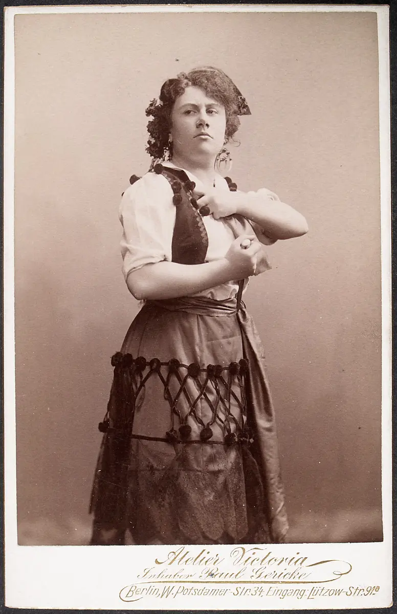 Emmy Destinn, Verweis auf Stücktitel: Cavallerie Rusticana