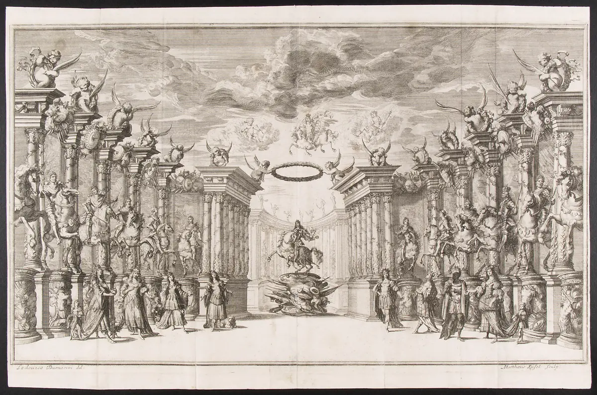 Il Pomo d'Oro, Titel in Vorlageform: Il Pomo d'Oro. Festa Teatrale Rappresenta in Vienna per l'augustissime Nozze delle Sacre Cesaree Reali Maesta di Leopoldo e Margherita., Alternativtitel: Der guldene Apfel