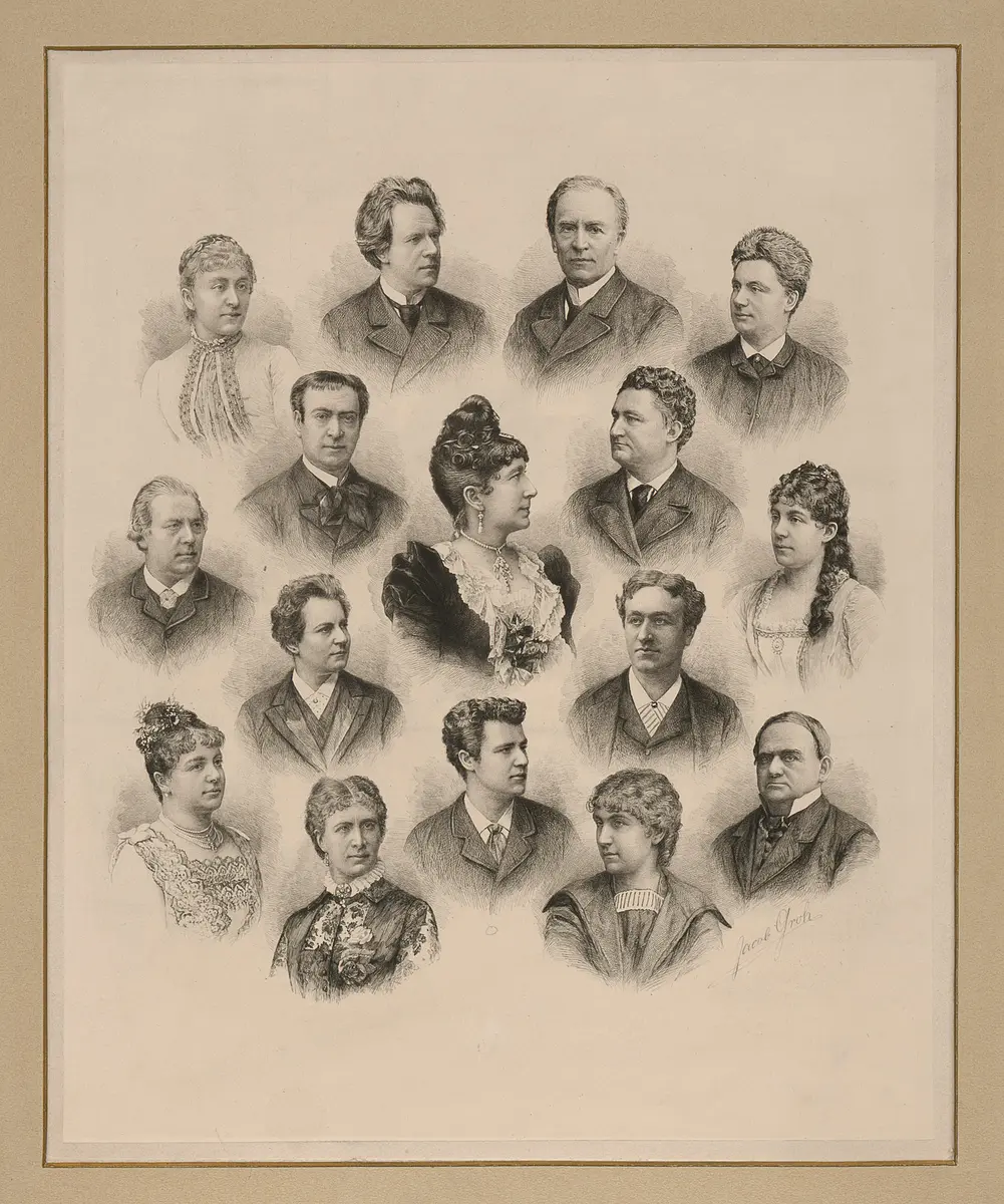 Ensemble des Burgtheaters 1890