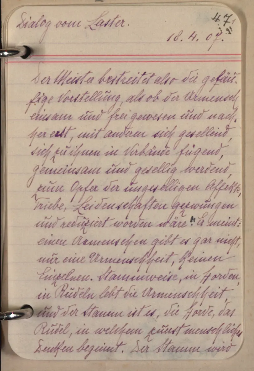 Aufzeichnung