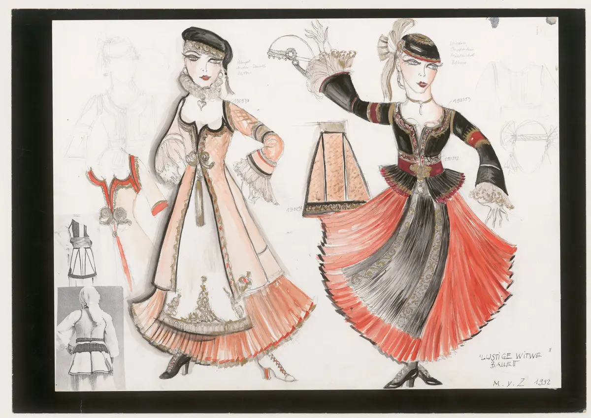 Die lustige Witwe, The Merry Widow