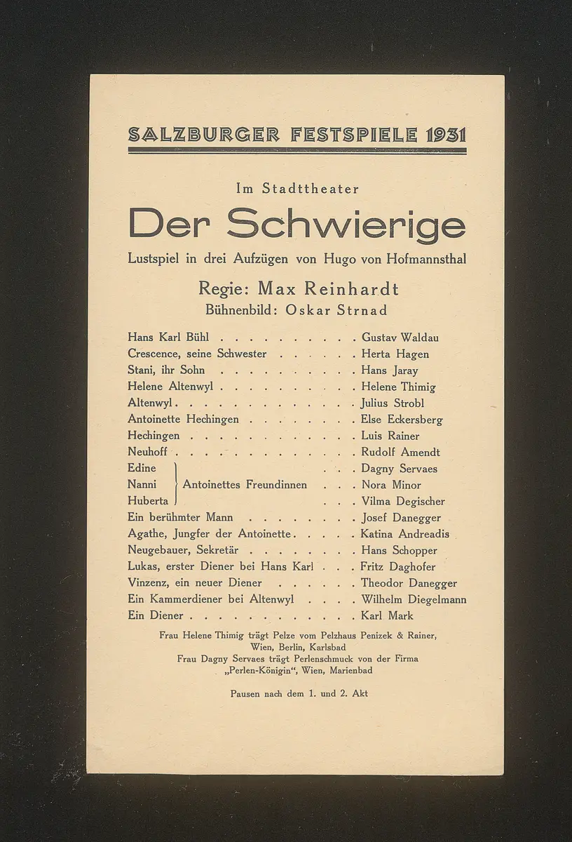 Der Schwierige