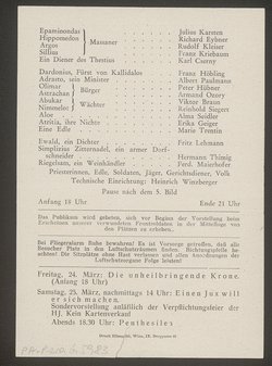 Die unheilbringende Krone, Die unheilbringende Krone oder König ohne Reich, Held ohne Mut, Schönheit ohne Jugend