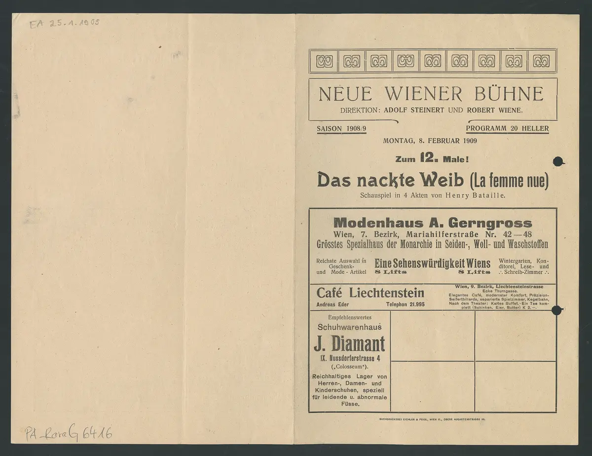 Das nackte Weib (La femme nue), Colombinens Gruß