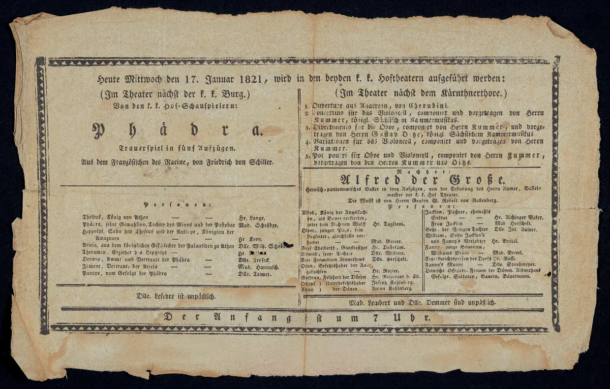 Phädra, Alfred der Große