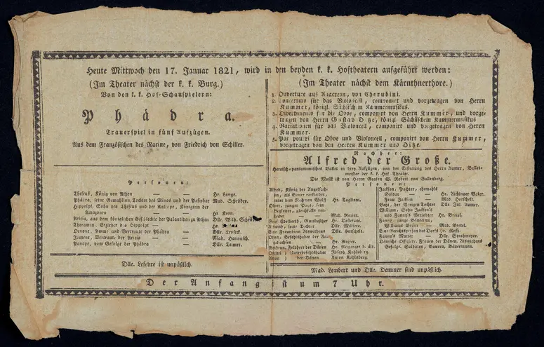 Phädra, Alfred der Große