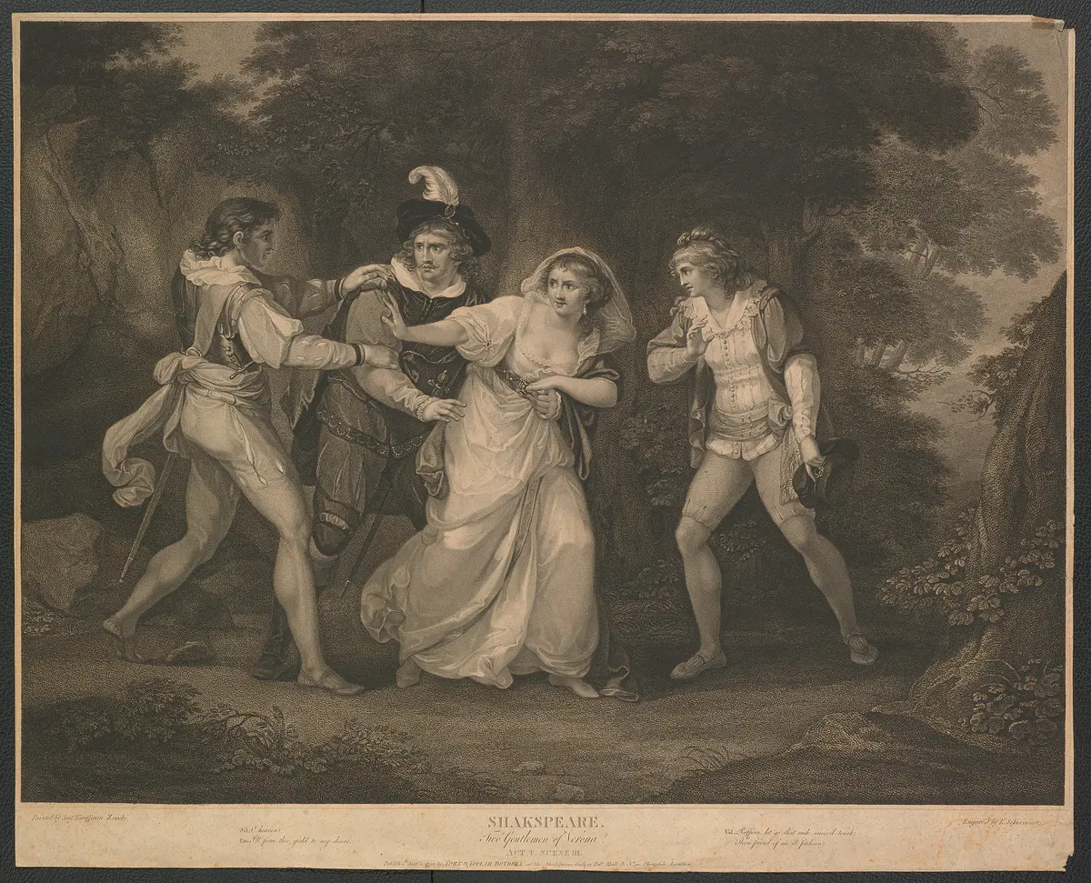 Die beiden Veroneser, Titel in Vorlageform: The Gentlemen of Verona