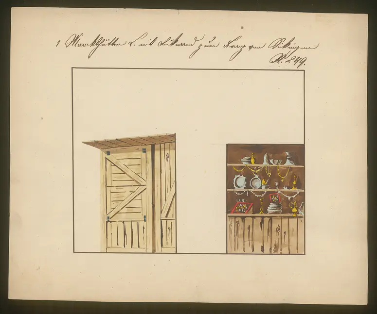 Franz von Sickingen, Titel der Serie: Dekorationsfundus der Hoftheater (Altbestand aus der ersten Hälfte des 19. Jh.)