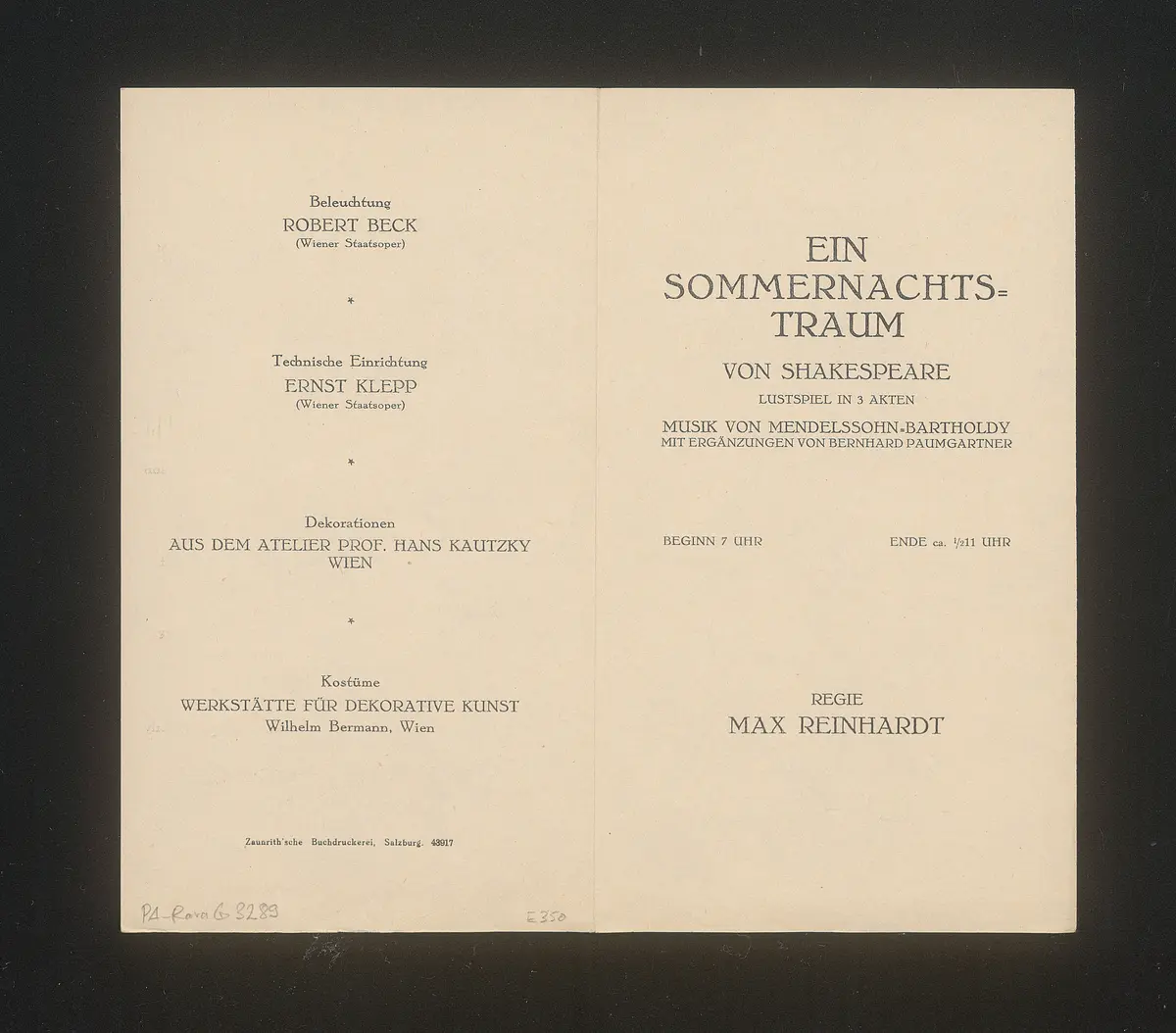 Ein Sommernachtstraum