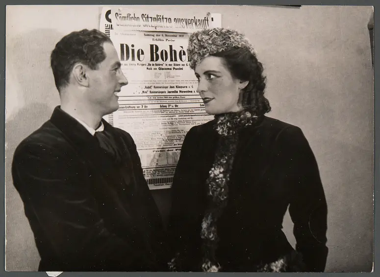 Jarmila Novotna, Verweis auf Stücktitel: La Bohème
