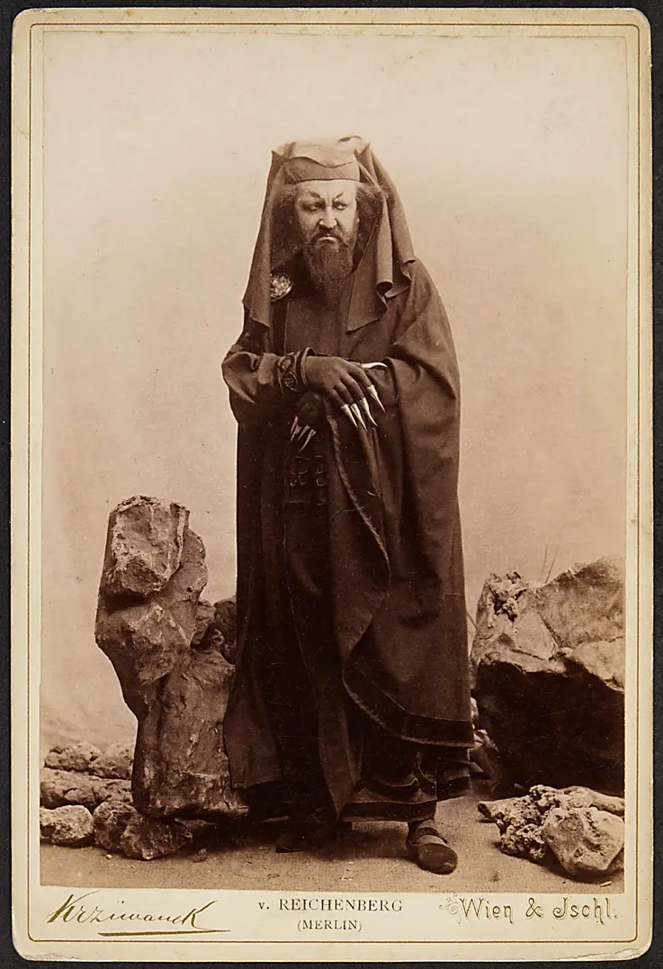 Franz von Reichenberg, Verweis auf Stücktitel: Merlin