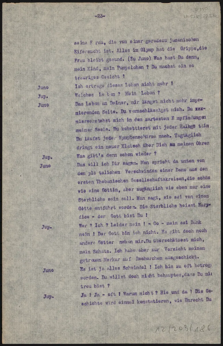 Orpheus in der Unterwelt