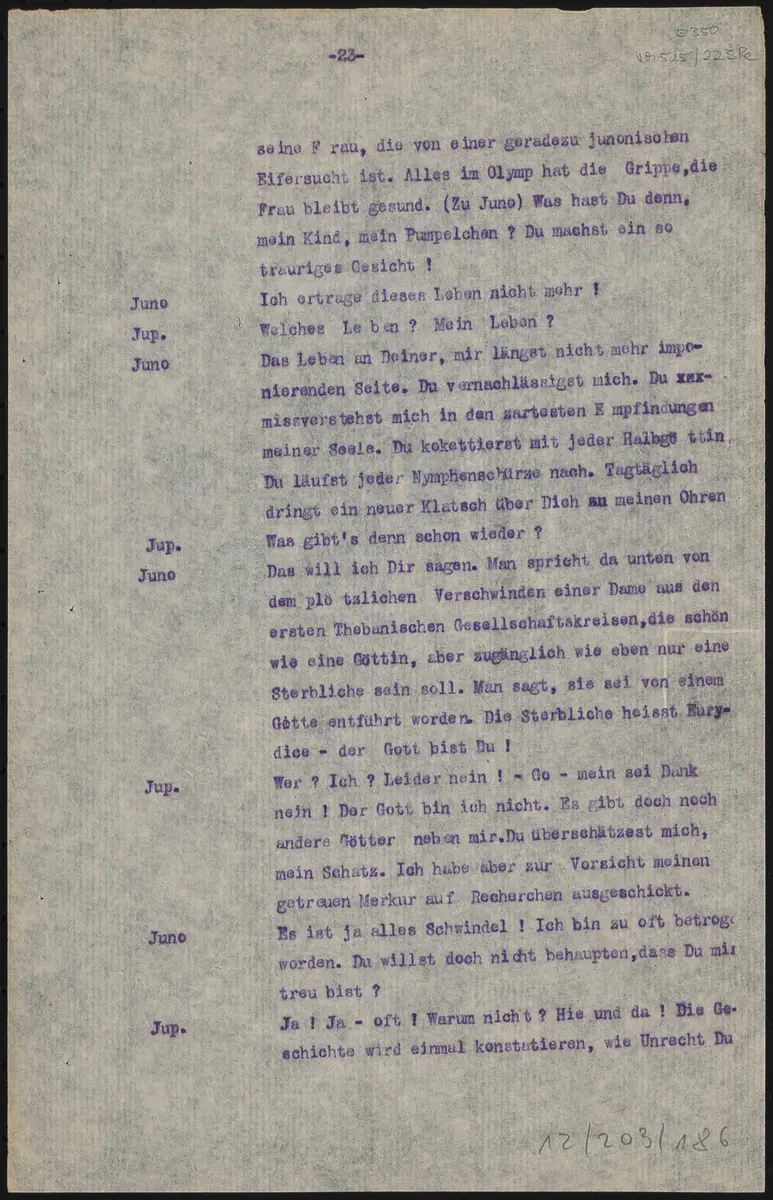 Orpheus in der Unterwelt
