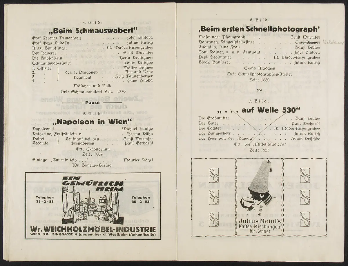 Rund um den Mittelpunkt, Theater und Kabarett Hölle
