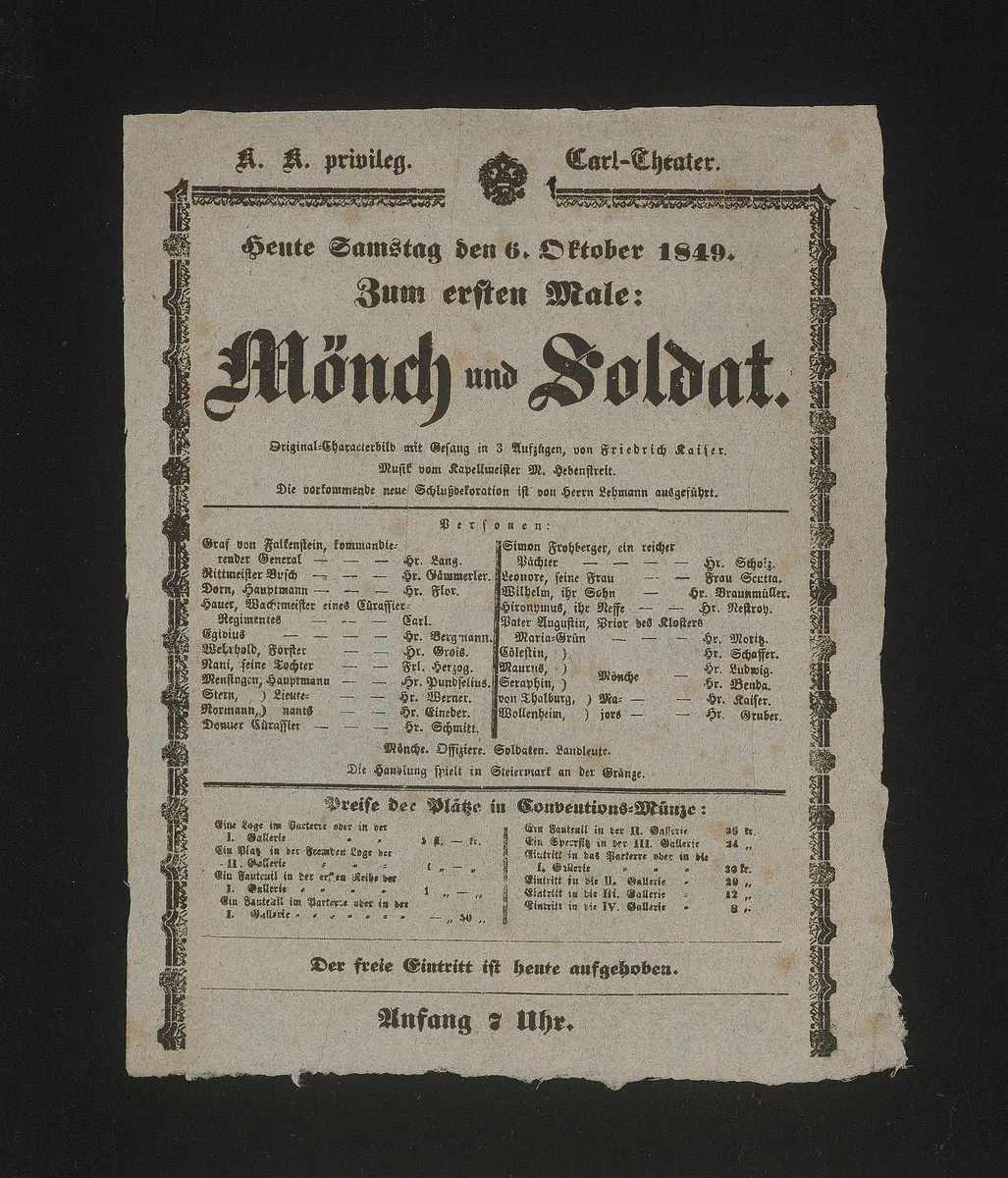 Mönch und Soldat