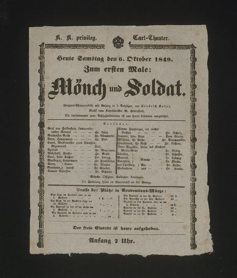 Mönch und Soldat