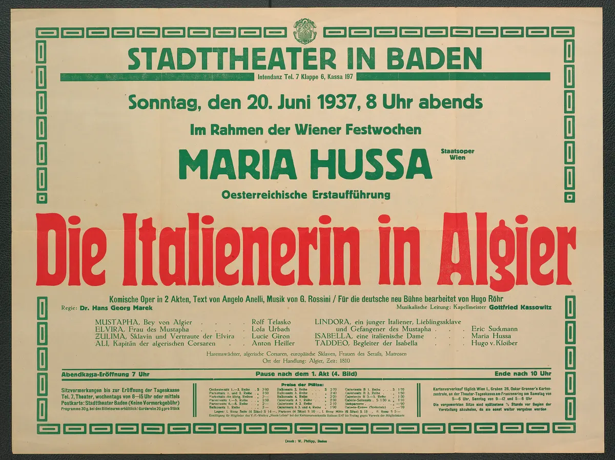 Die Italienerin in Algier