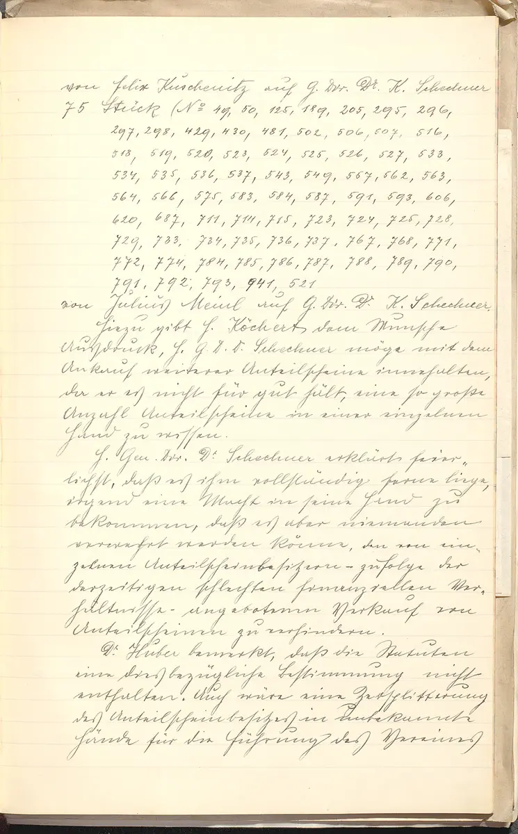 Protokolle der Ausschusssitzungen des Vereines des Deutschen Volkstheaters in Wien