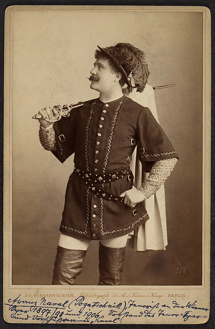Franz Naval, Verweis auf Stücktitel: Rigoletto
