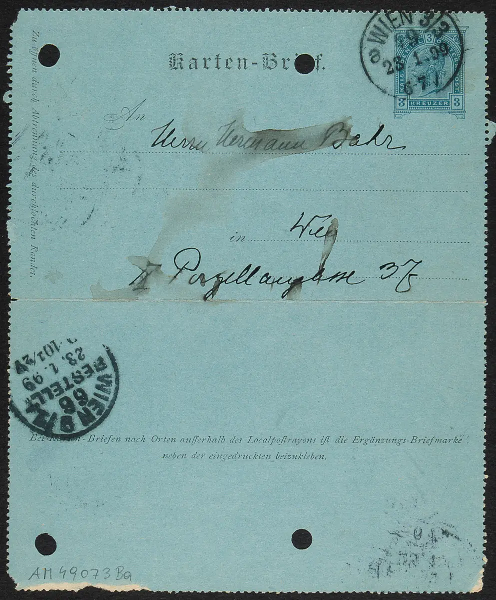 Kartenbrief