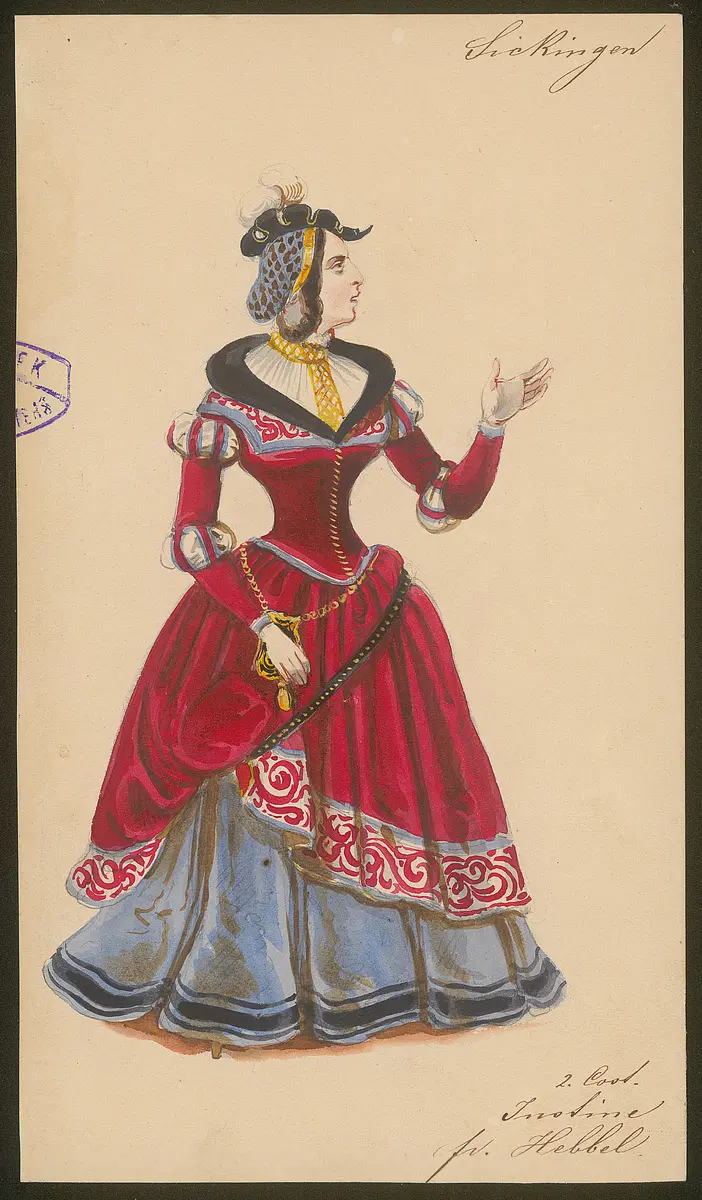 Franz von Sickingen, Titel der Serie: Figurinen des k.k. Hof-Burgtheaters