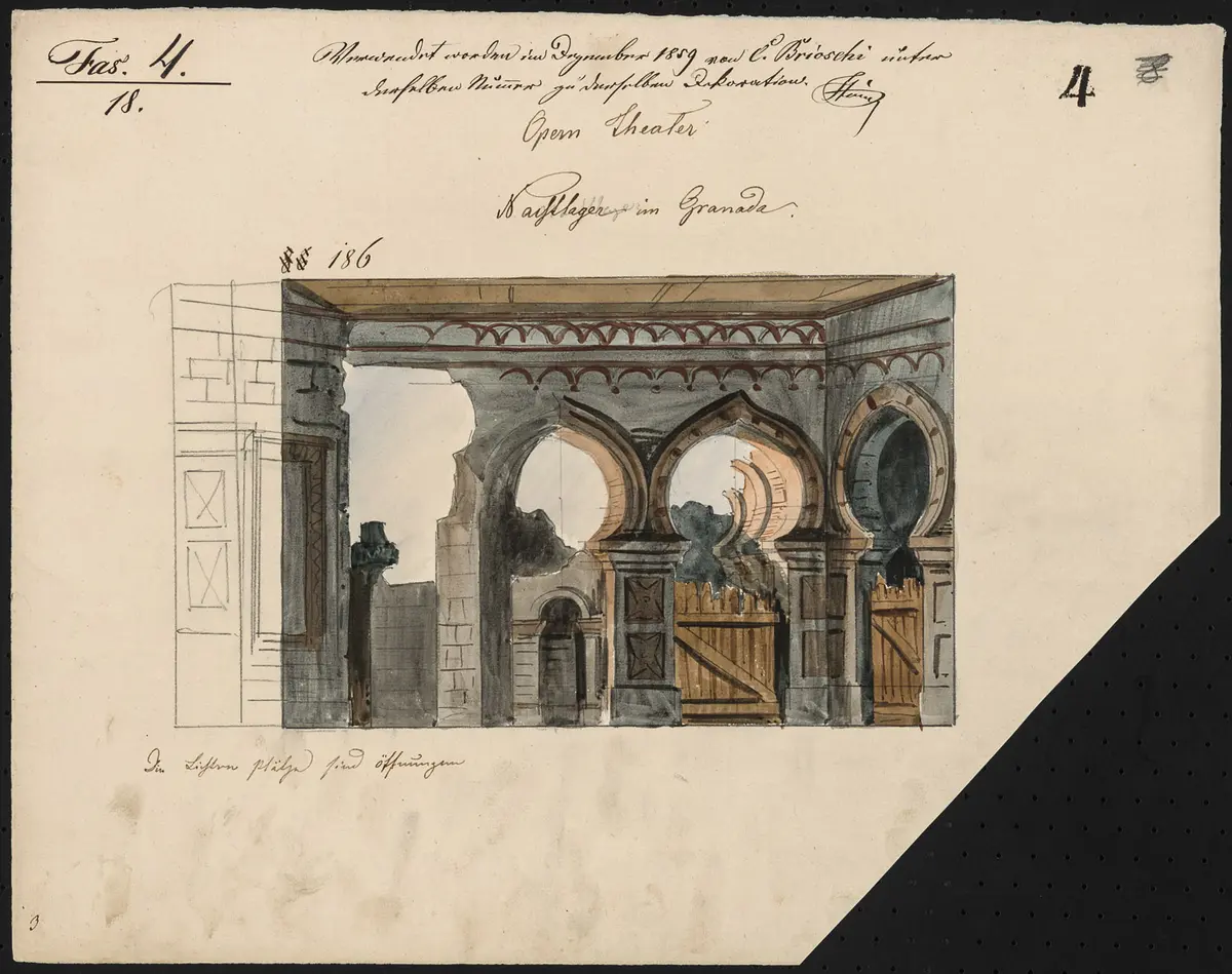 Das Nachtlager in Granada