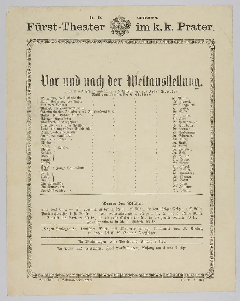 Vor und nach der Weltausstellung