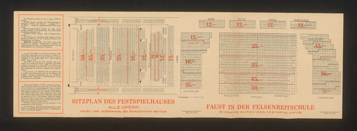Salzburger Festspiele 1933, Verweis auf Stücktitel: Die ägyptische Helena, Verweis auf Stücktitel: Cosi fan tutte, Verweis auf Stücktitel: Fidelio, Verweis auf Stücktitel: Die Frau ohne Schatten, Verweis auf Stücktitel: Die Hochzeit des Figaro, Verweis auf Stücktitel: Oberon, Verweis auf Stücktitel: Orpheus und Eurydike, Verweis auf Stücktitel: Der Rosenkavalier, Verweis auf Stücktitel: Tristan und Isolde, Verweis auf Stücktitel: Zauberflöte, Verweis auf Stücktitel: Jedermann, Verweis auf Stücktitel: Faust