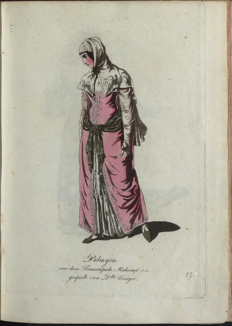 Mahomet, Titel der Serie: Auswahl schöner Costumes für Theater- und Ball-Anzüge