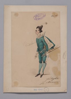 Turandot, Prinzessin von China, Suchtitel: Turandot, Titel der Serie: Figurinen des k.k. Hof-Burgtheaters