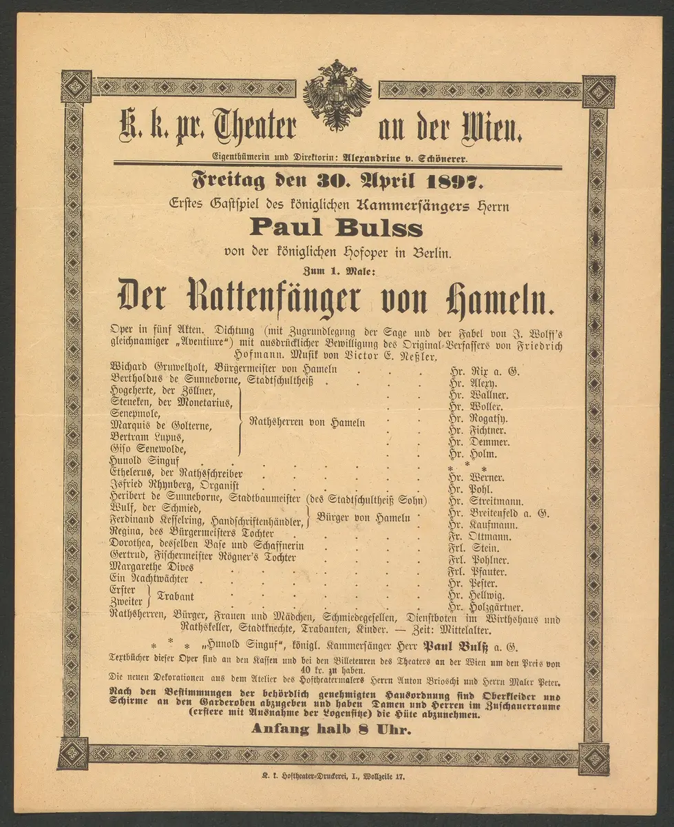 Der Rattenfänger von Hameln
