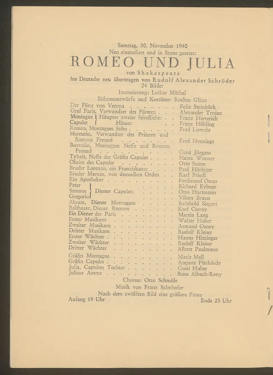 Romeo und Julia