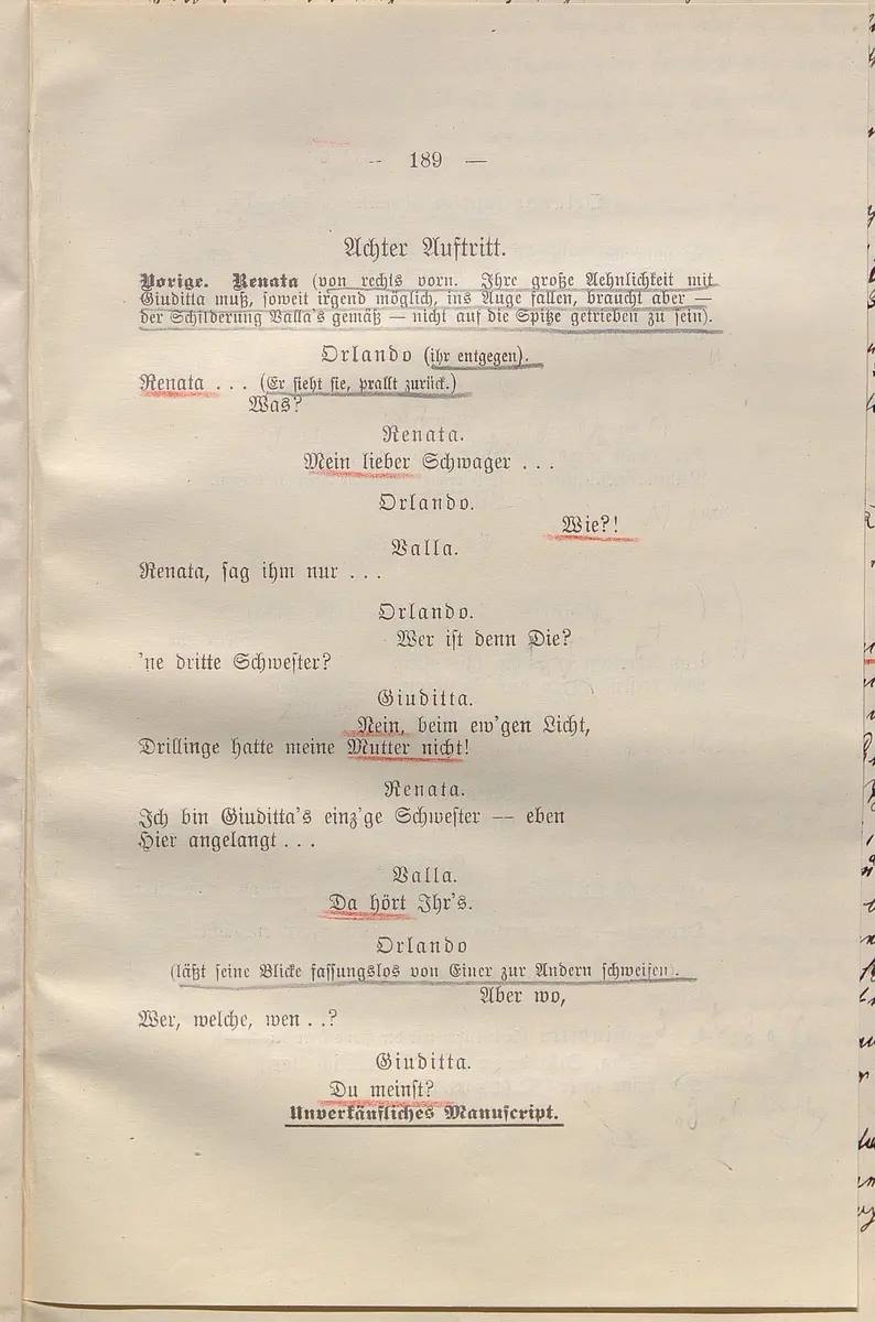 Die Zwillingsschwester.