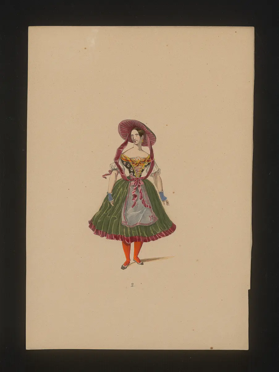Steirerin, Weiterer Titel: National Costume, Titel der Serie: Neue Costume-Sammlung verschiedener Zeiten und Nationen