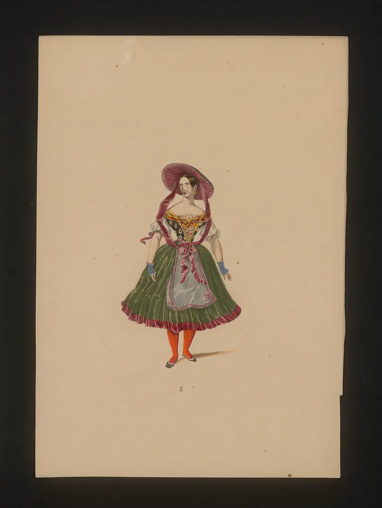 Steirerin, Weiterer Titel: National Costume, Titel der Serie: Neue Costume-Sammlung verschiedener Zeiten und Nationen