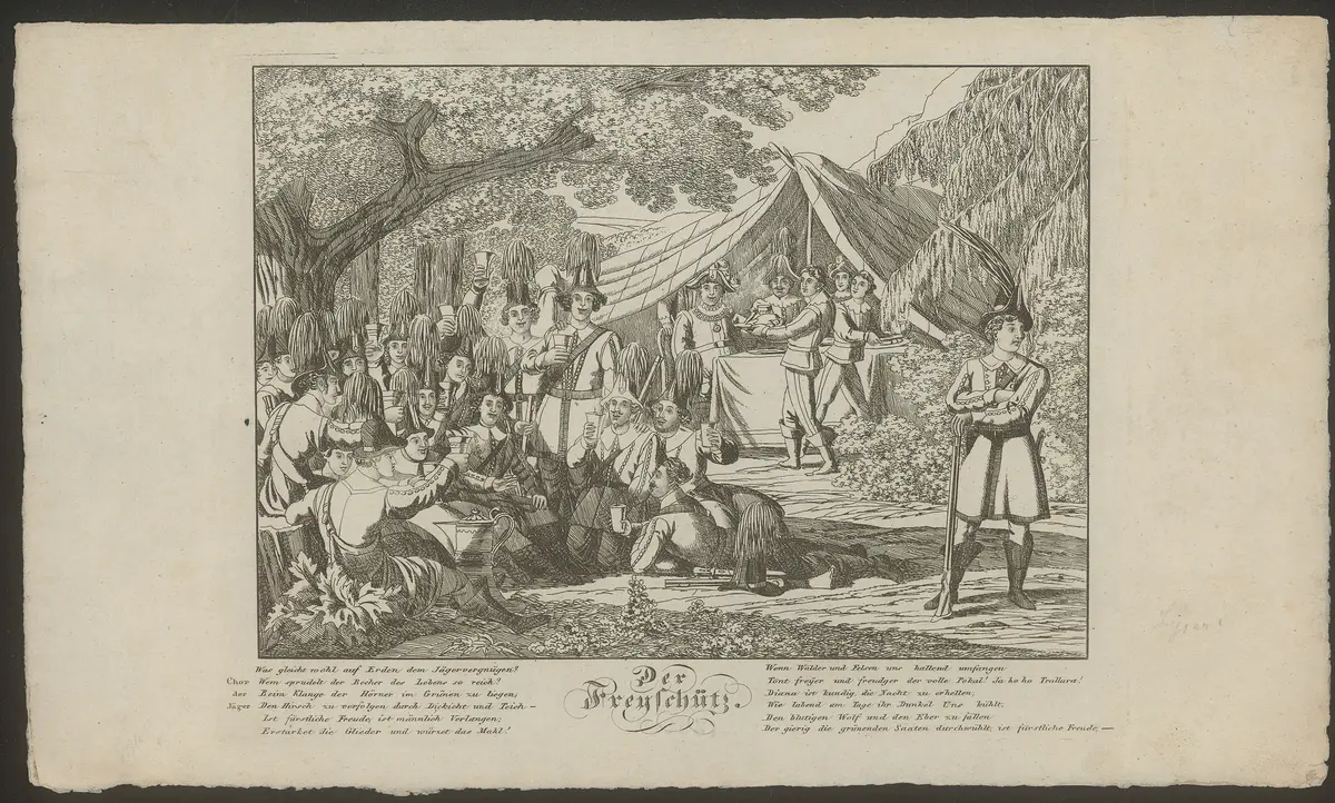 Der Freischütz, Titel in Vorlageform: Der Freyschütz