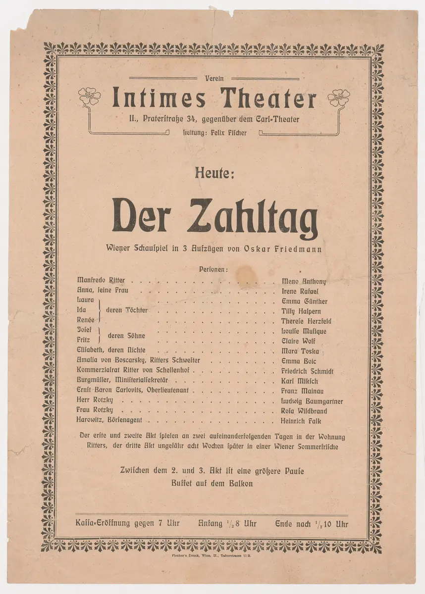 Der Zahltag