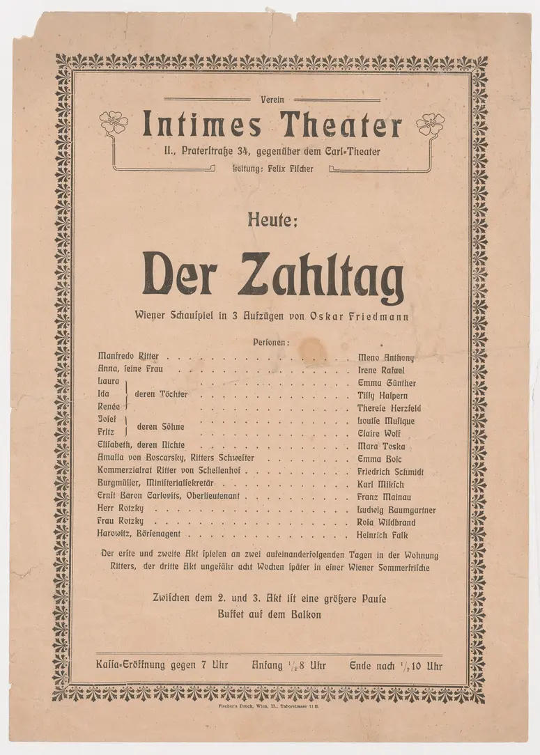 Der Zahltag