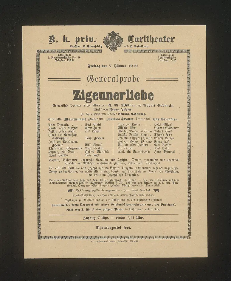 Zigeunerliebe